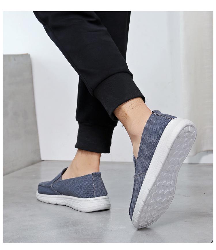 Extra Large Men's Canvas Shoes: Casual Slip-On, Sizes 45-48