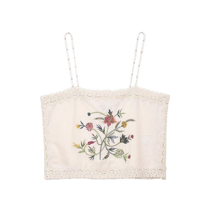 Kaslead New Women Clothes Western Style Fashion Embroidery Top Leisure Shorts 5107077 5107078