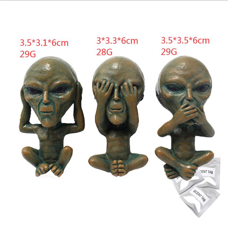 

Alien Resin Car Air Fresheners - Set of 3 for Vent Use, Long-Lasting Light Fragrance