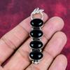 Schwarzer Onyx Schmuck, 925 Sterling Silber Anhänger, handgefertigter Edelsteinschmuck, Geschenke für die Frau, brandneuer Anhänger