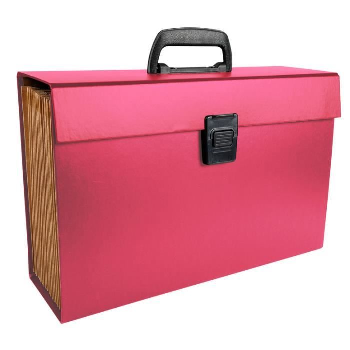 Trieur valisette - exacompta - 58420e-4 - lot de 4 - 20 compartiments - assortis