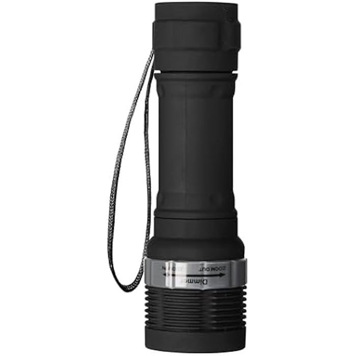 Lampe de Poche - EMOS - E-1512 - LED Zoomable - IP43 - 75 Lumens - 15 Heures d'Autonomie
