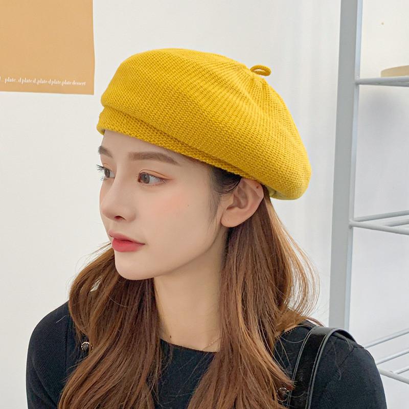 Uk Fashion Beret With Warm Breathable Material For Autumn Outdoor And Commuting