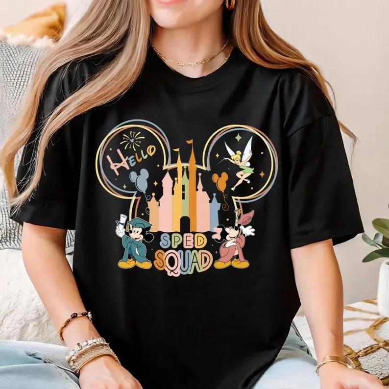 Mickey And Minnie Graduation T Shirt Land Trip Shirt S