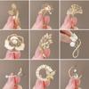Fashion Pearl Butterfly Rhinestone Brooches For Women Elegant Metal Fixed Clothing Pins Daily High-end Jewelry