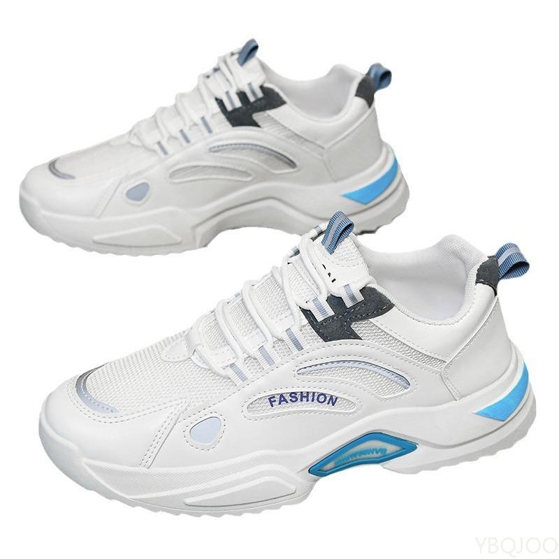 Summer lightweight breathable sports shoes fashionable versatile mesh running shoes casual comfortable trendy men's sneakers
