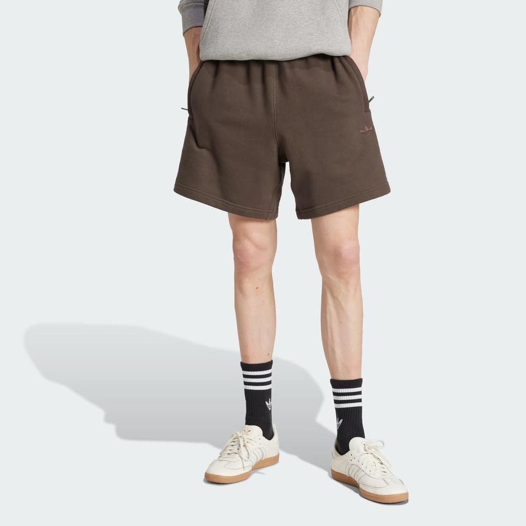 adidas Originals Premium Essentials Casual Shorts Men's Dark Shadow Olive JD3326
