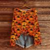 Womens  Fall Sweaters Long Sleeve Print Tops Pullover Sweaters Loose Dressy Casual Basic Clothes