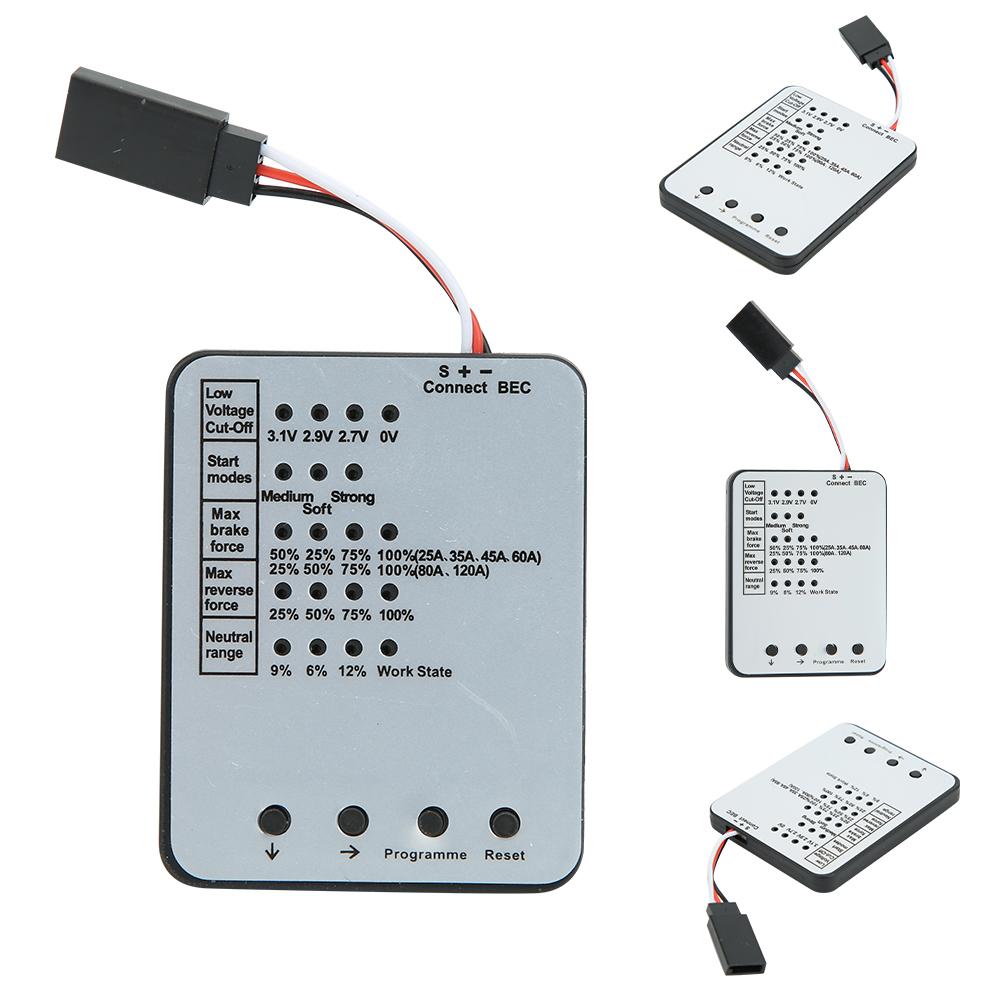 SURPASS HOBBY A1 Version LED Program Card 61 X 48 X 6mm RC Car AccessoriesBlack White