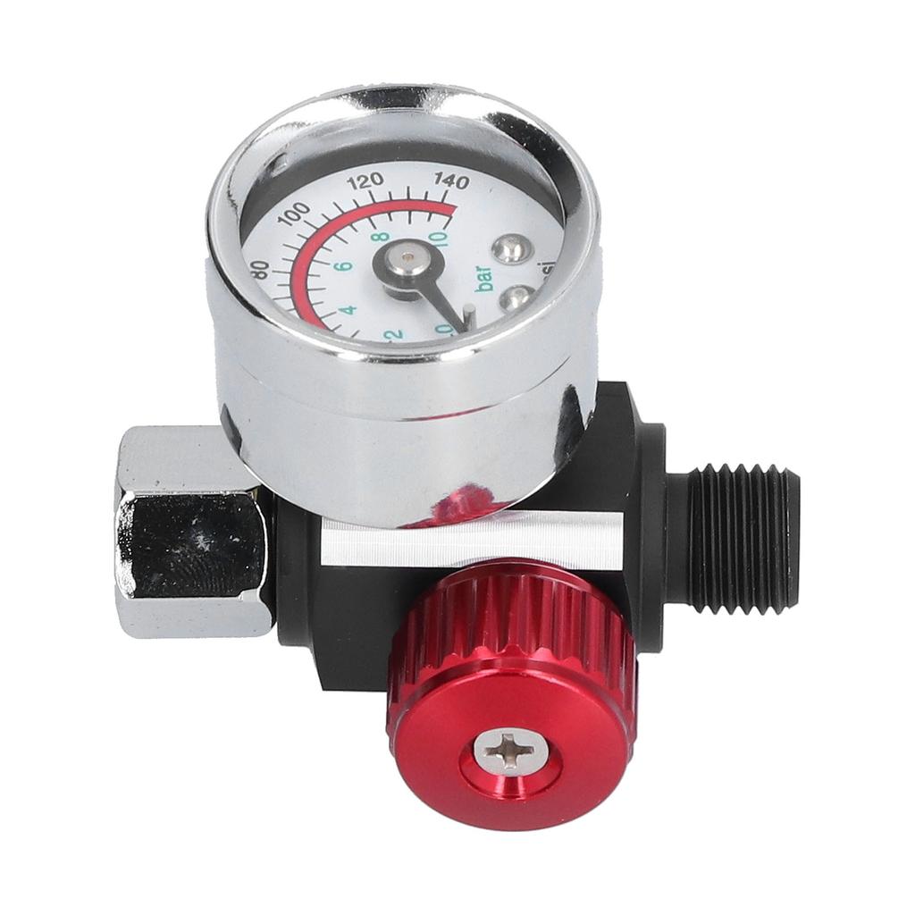 Air Pressure Regulator 14in Alloy Paint Spray Gun Pressure Regulator Valve for Adjusting Pressure