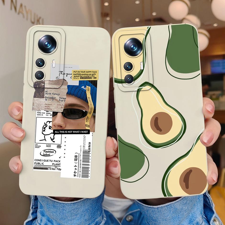 For Xiaomi 12T Case Hot New Design Cute Cat Butterfly Cartoons Matte Liquid Silicone Shell For Xiaomi 12T Pro Ultrathin Fundas