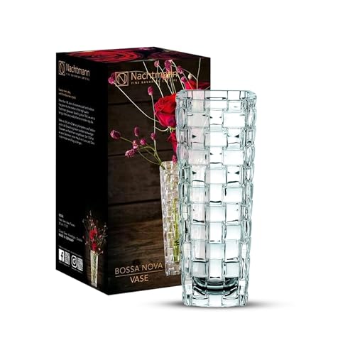Nachtmann Bossa Nova Flower Vase, Crystal Glass, 20cm, 82088, 1 piece