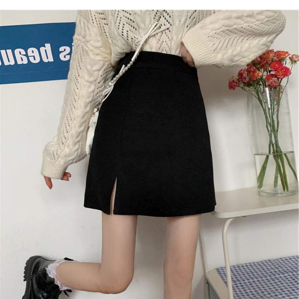 Women's High-Waist A-Line Slit Culottes - Sexy, Casual, Summer-Ready Short Skirt