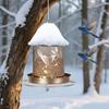 Durability Metal Bird Feeders Squirrels Proof Outdoor Large Capacity Easyly To Clean Weather Resistant For Wild Birds