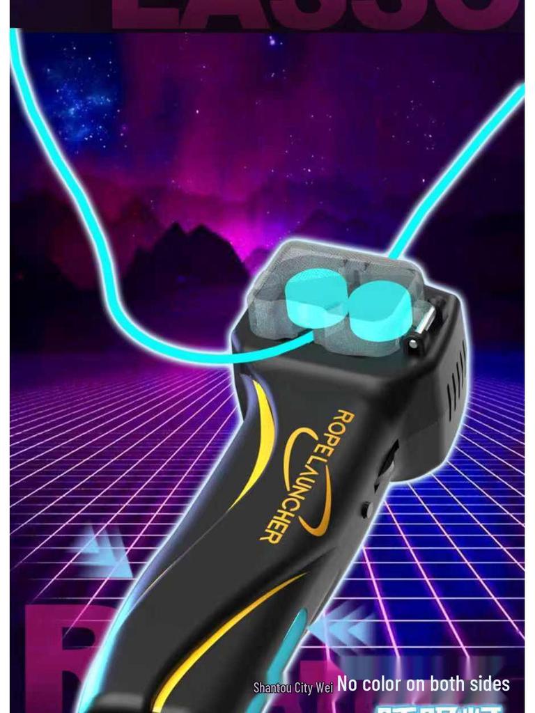 Luminous Rotating Rope Launcher: Decompression Propeller Toy