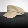 Casual Herenpet in Marine Stijl - Puur Katoen Retro Eendensnavel Garrison Hoed Lente Zomer Platte Bovenkant Baret