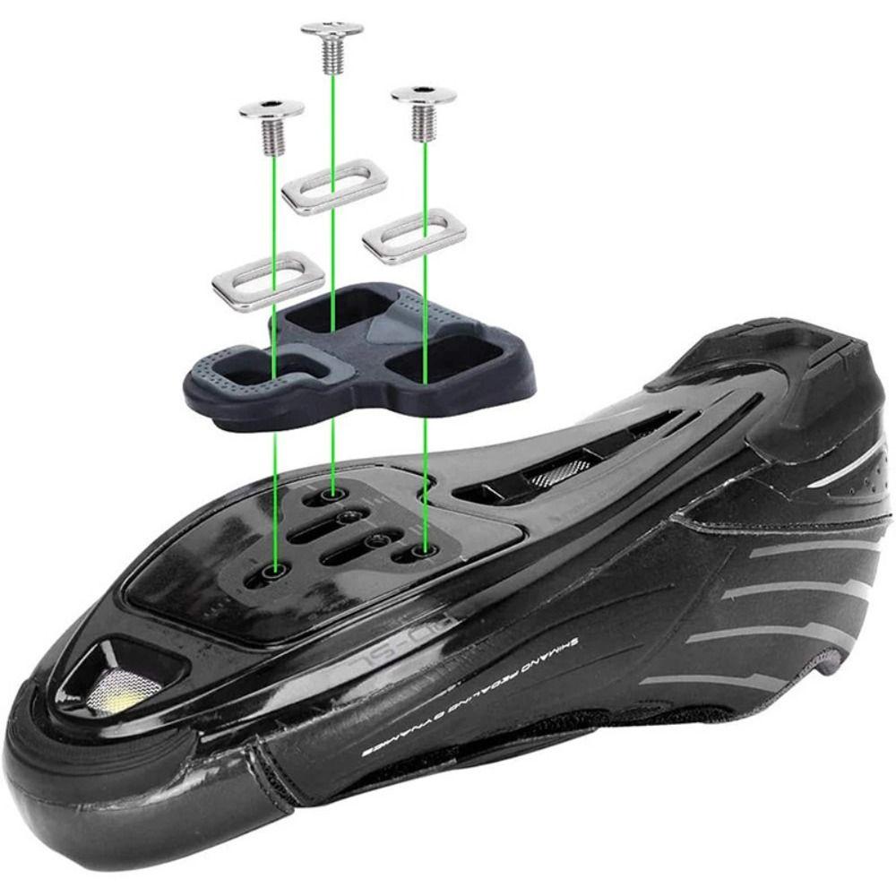Anti-slip Road Bike Cleats Plastic Locking Cycling Pedals Cleat for LOOK KEO Pedals