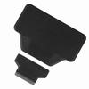 Rubber Rear Pad Saddlebag Trunk Passenger Backrest Accessory Fit for F800GS(Black)