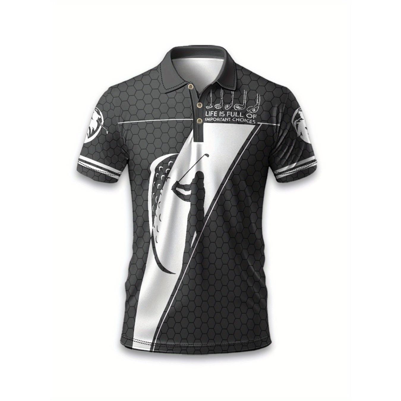 

Men s 2026 Model Sporty Casual Polo Shirt 3D Printing Technique, Breathable and Quick-drying S