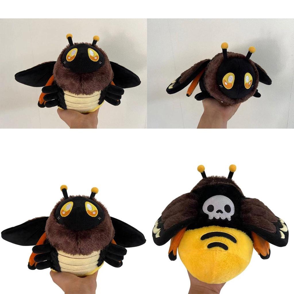 Death's Head Hawkmoth Plush Toy Crystal Ultra Soft 23cm Non-cartoon Animal Design