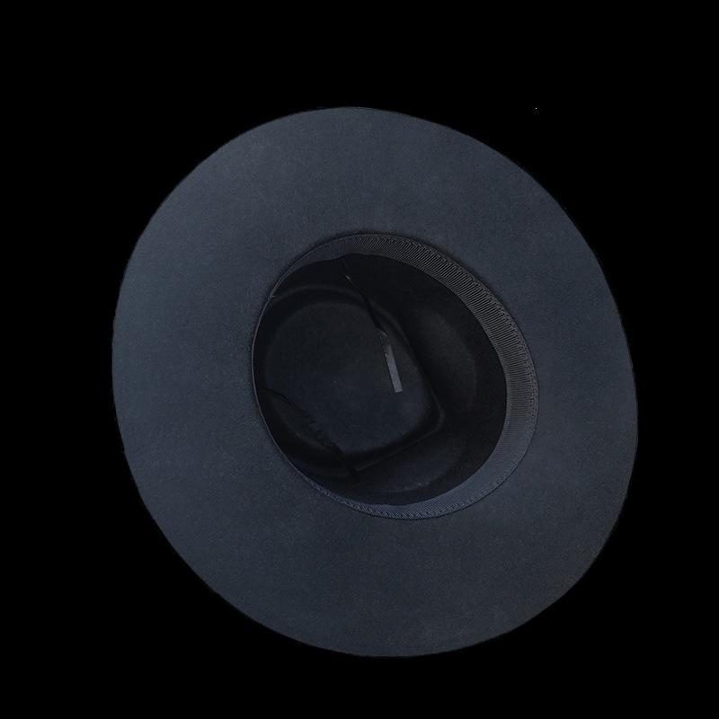 Manufacturer Ribbon Decorative Wool Top Hat Fashion Pure Wool Top Hat