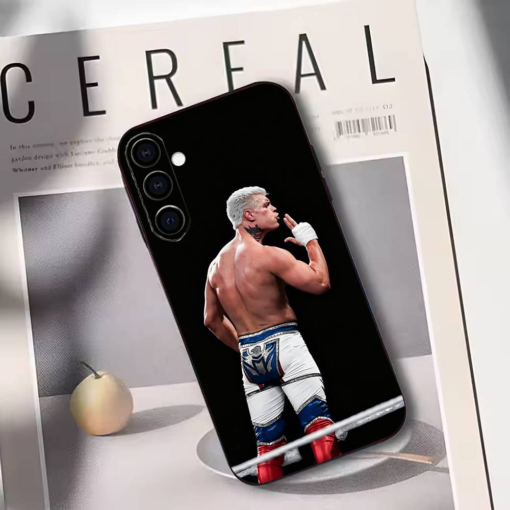 

Чехол для телефона Cody Rhodes Черный Силиконовый Мягкий Для Samsung Galaxy A73,A72,A71,A70,A53,A52,A51 Samsung a11