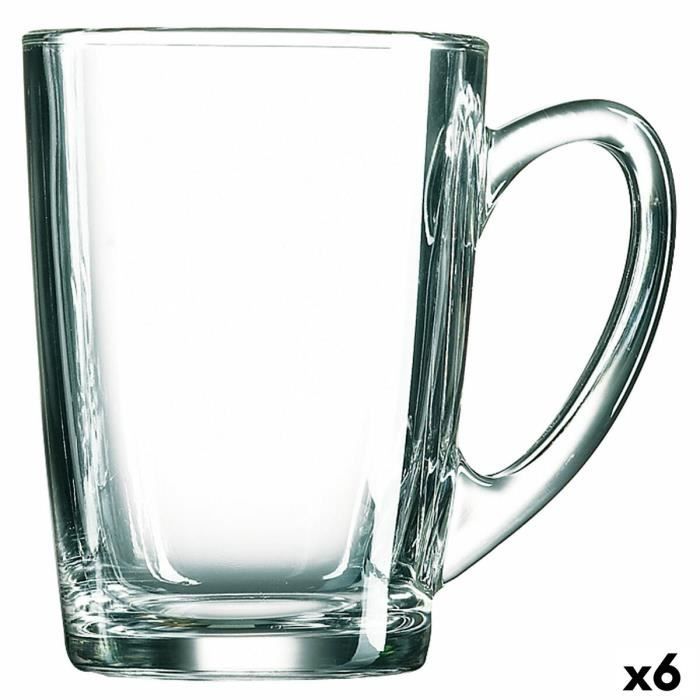 Kopp Luminarc New Morning Frokost Gjennomsiktig glass (320 ml) (6 Enheter)