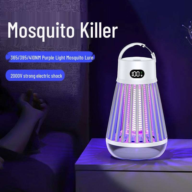 Outdoor & Indoor Electric Mosquito Killer Lamp with Purple Light - Ideal for Camping