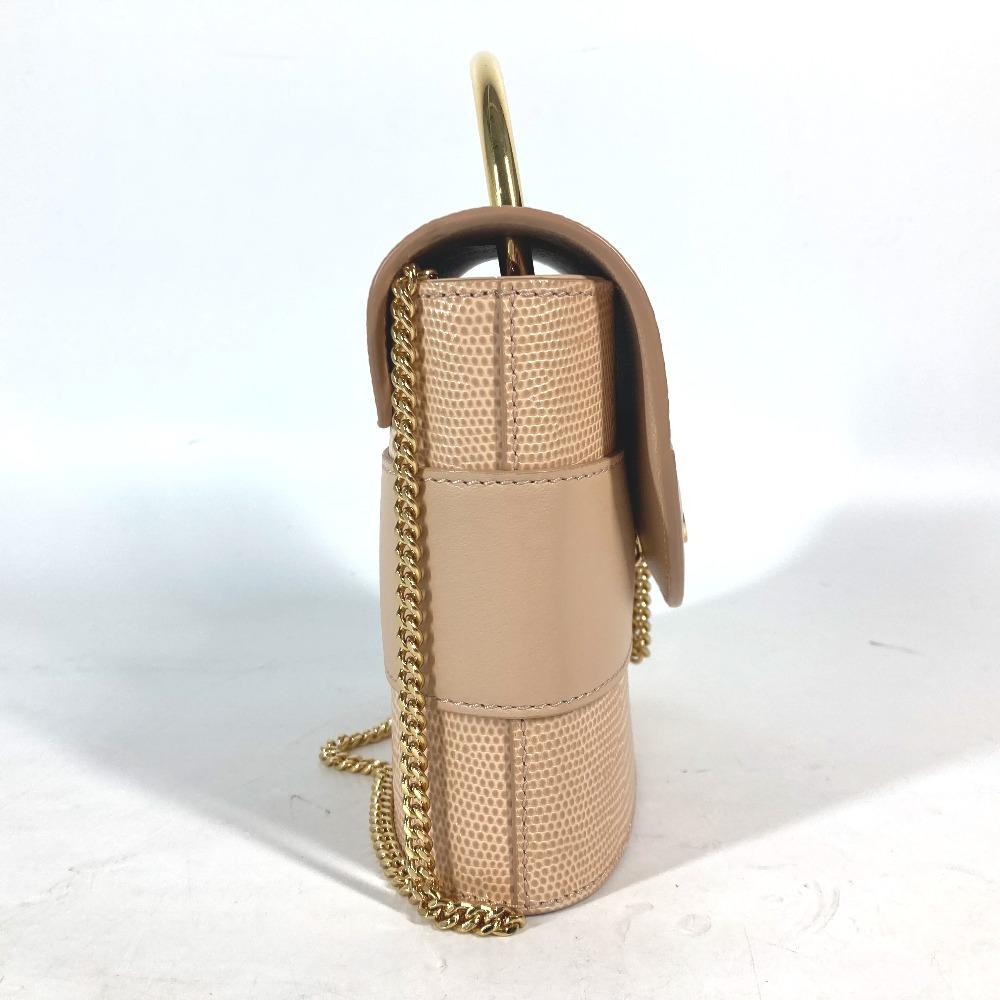 Chloe logo Abbey Rock Small 2WAY Hand Bag Crossbody Pochette Shoulder Bag