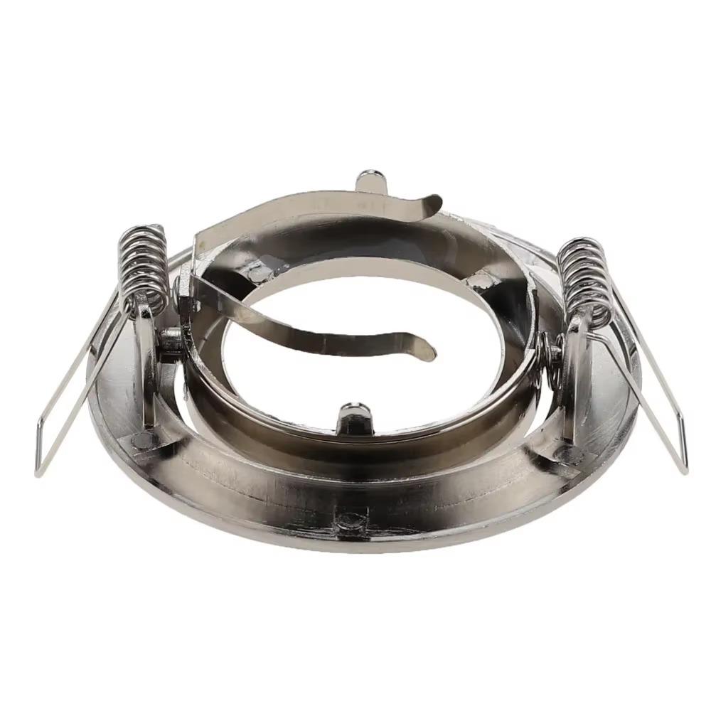 5/10PCS MR16 Fitting Ceiling Spotlight Mounting Cutout 75mm Round Gu10 Spot Bulb Recessed Led Ceiling Light Fixture Downlight