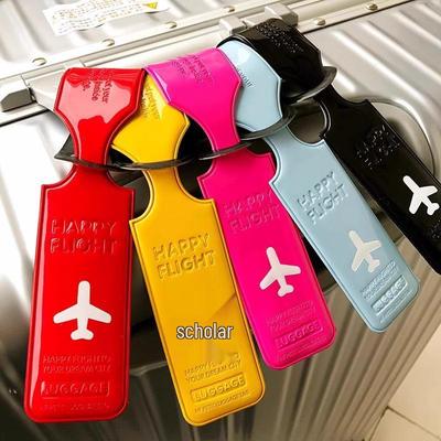 Luggage Tag with Anti-Lost Lanyard - Suitcase Identifier & Name Label