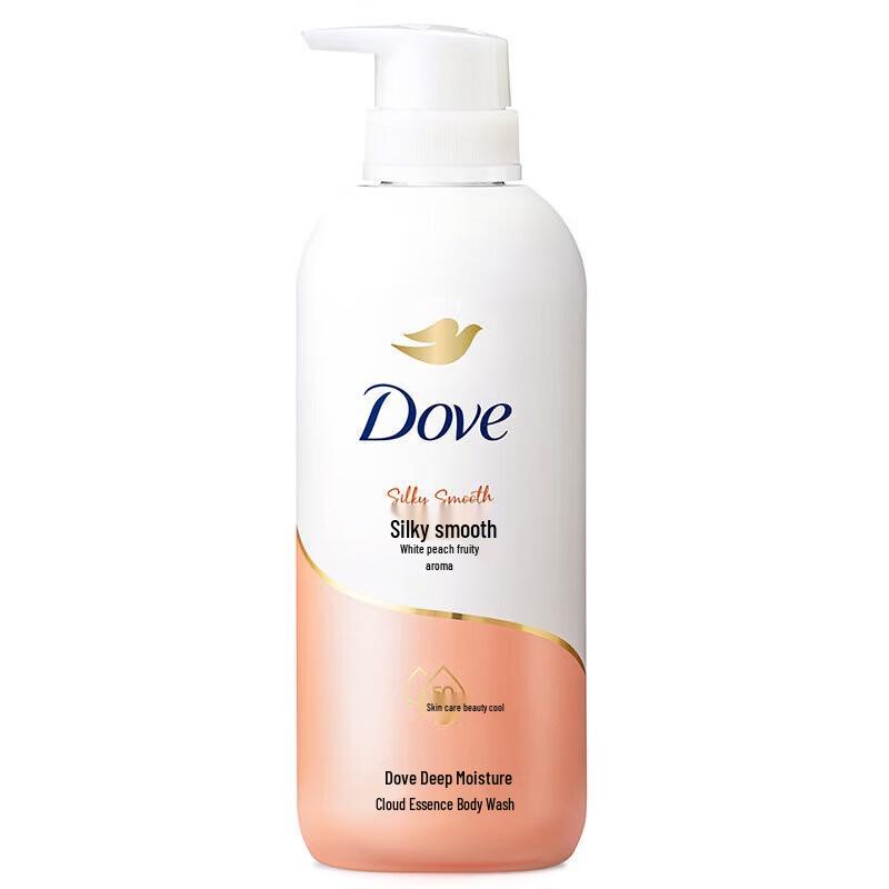 Dove White Peach & Fruit Scent Silky Smooth Shower Milk
