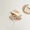 Boys Girls Fisherman Cap Spring Summer Outdoor Kids Sun HatDouble Sided Baby Bucket Hat Letter Embroidered