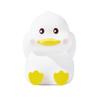 1pc Cute Duck Silicone Night Light with Timer and Dimmable Mode, USB Rechargeable, LED Seven-Color Silicone Night Light