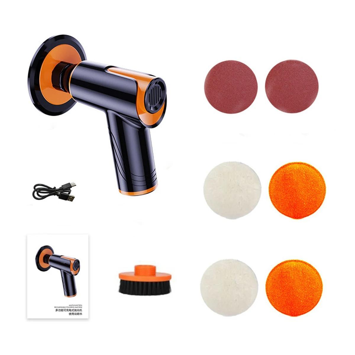 

Wireless Car Polisher 4000mAh Cordless Dual-Speed Buffer Scratch-Free Soft Pad Home Auto Waxing Machine
