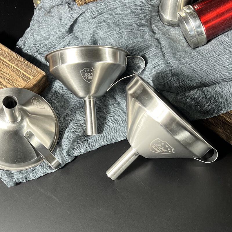 Stainless Steel Kitchen Funnel & Mesh Strainer Collection