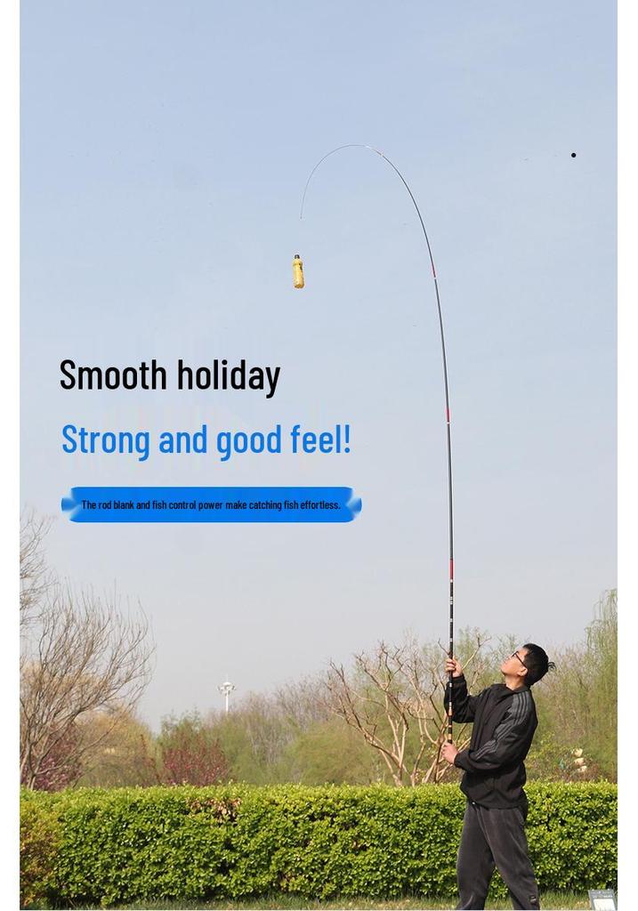 Japanese Retro High Carbon Multi-Tone Fishing Rod for Carp - All-round River Rod