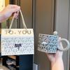 Souvenir Gift Box Creative Practical Cup New Cute Cat Ceramic Mug Couple Water Cup Household