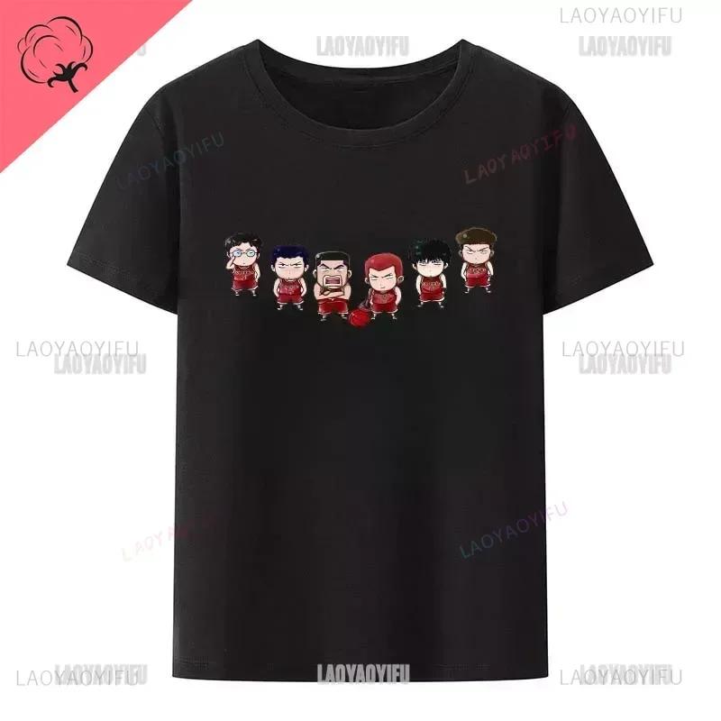 Slam Dunk Movie Co-branded Short Sleeve Tshirt Rukawa Maple Sakuraki Hanamichi Century High Five Cartoon Print Short Sleeve Tops