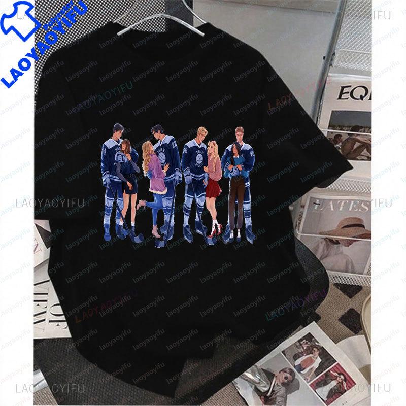 Camisetas Off Campus Season 1 Tv Series Graphic TShirts Briar University Hockey Y2k Clothes Streetwear Short Sleeve Tees Top