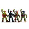 Tartarughe Ninja Mutanti Adolescenti Action Figures Confezione da 4 Bambole Articolate Cartoon Giocattoli Anime Classici Regalo da Collezione