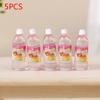 5Pcs Dollhouse Miniature Food Play Cartoon Soda Fruit Juice Drink Model Prop Set
