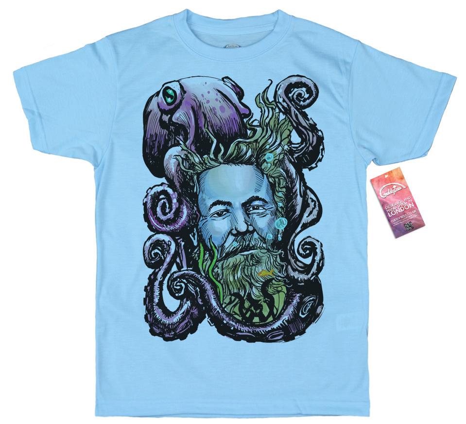 Jules Verne T-Shirt Artwork