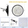 CE Certificated IP65 UFO Led Hangar High Bay 100W 200W 300W Cold White for Warehouse Factory Workshop Industrial LED Lighting