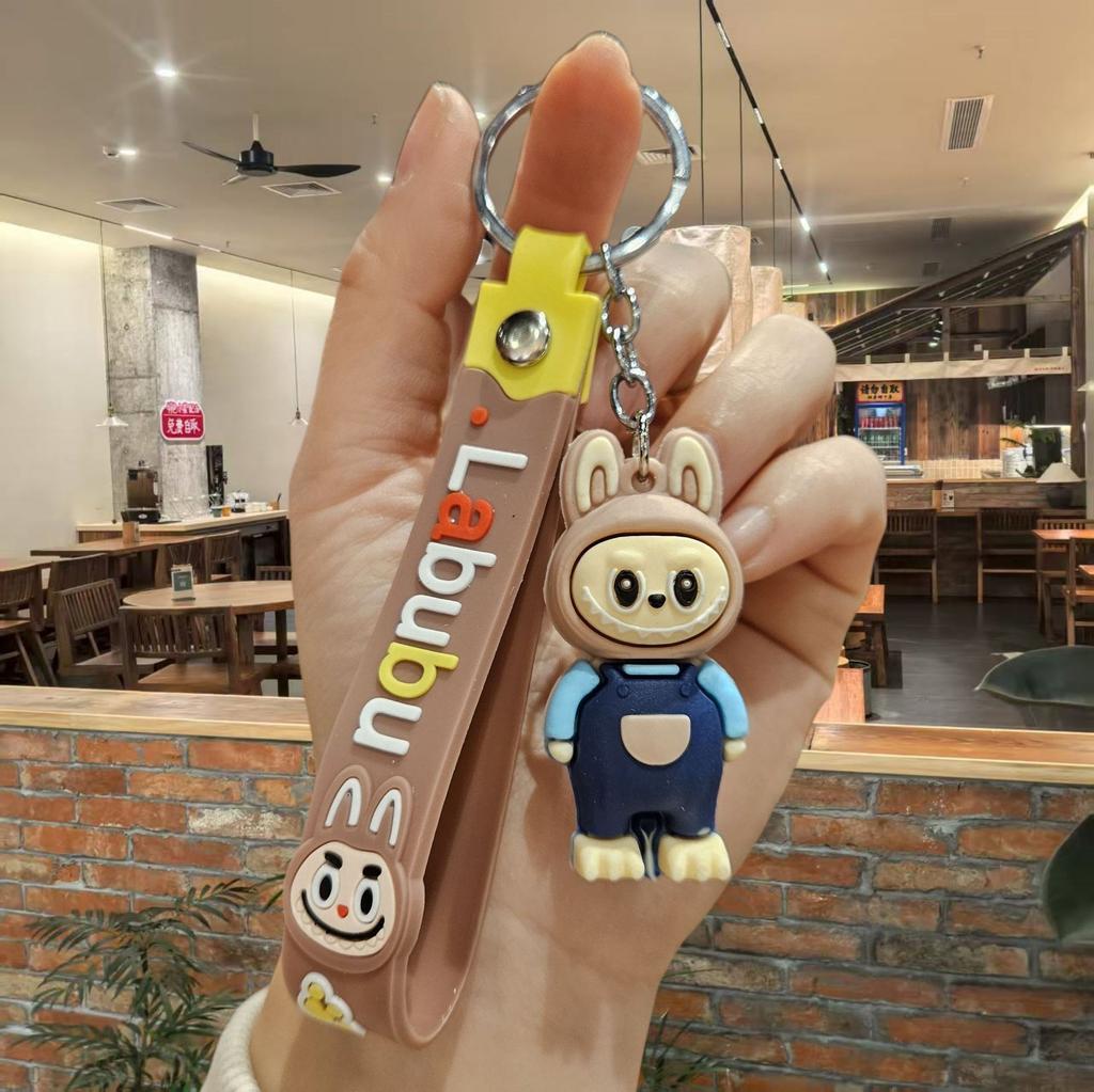 Cartoon Catwalk Labu Sheep Keychain Pendant Couple Small Gift Stall Gift Car Key
