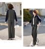 Mom's 2026 Wide-Leg Casual Sports Suit - Spring/Autumn Jacket & Tops for Women, Middle-aged & Elderly