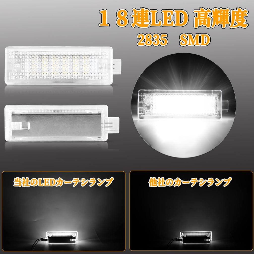 POPMOTORZ LED Courtesy Lamps for BMW Series E81 E87 E90 E92 E93 F10 E60 E61 E63 E64 F10 X1 X3 X5 X6 Foot and Luggage Room Genuine Universal Cargo