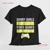 Funny Gaming Valentines T Shirt Hearts For Kids Gamers Vintage Unisex Breathable Casual Top For Everyday Wear Stretched