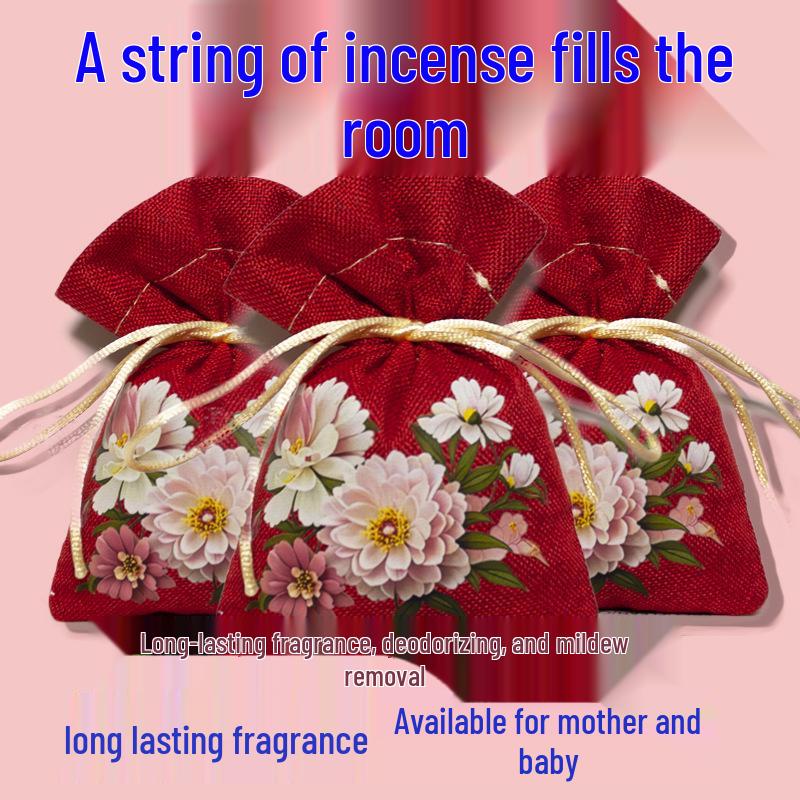 Саше с османтусом и гарденией: Стойкий свежий аромат и устранение запахов для шкафов и автомобилей