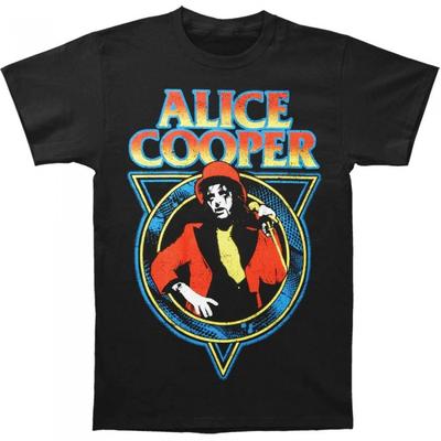 T-shirt in cotone pelle di serpente unisex adulto Alice Cooper